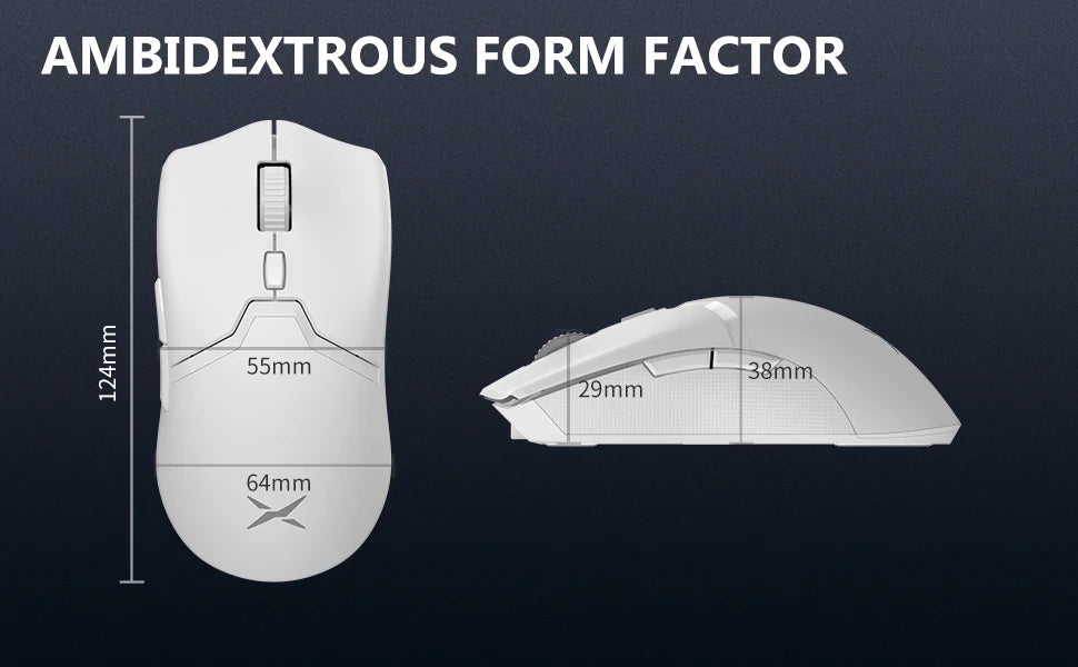 Rato Gaming DELUX M800 – Sem Fios, 26.000 DPI, RGB, Sensor PAW3395 Rato Gaming DELUX M800 – Sem Fios, 26.000 DPI, RGB, Sensor PAW3395